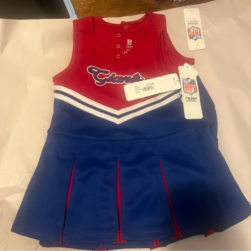 NFL Giants NFL Cheerleader Dress - Red and Blue